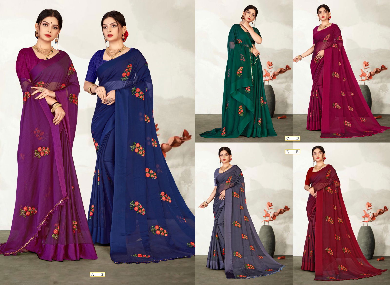 Kassata By Ynf Chiffon Designer Saree Catalog
